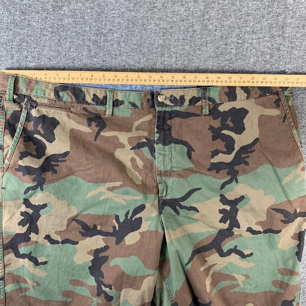 Polo Ralph Lauren Camo Chino Shorts Men 50B Oversize Military Army Classic Fit